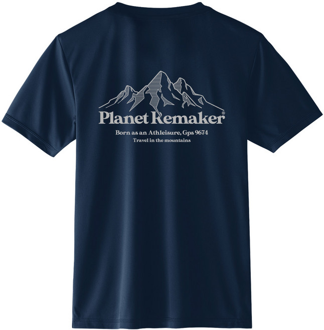 플래닛리메이커 남녀공용 마운틴 라이트 쿨 캠핑 반팔 티셔츠 PLC352HR