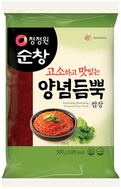 청정원순창 고소하고 맛있는 양념듬뿍 쌈장, 500g, 1개
