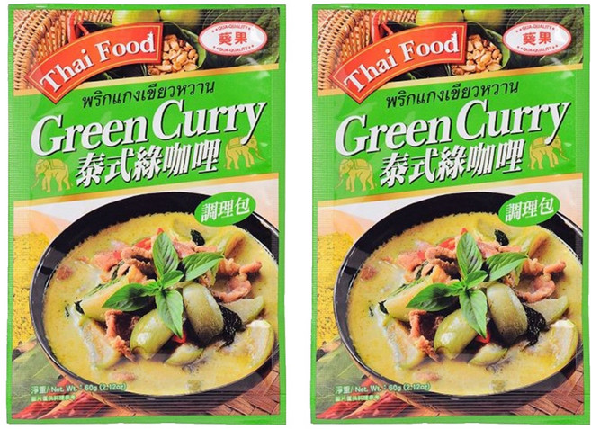 QUA-QUALITY 葵果 綠咖哩調理包, 2包, 60g