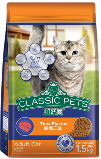 클래식펫츠 어덜트 고양이 클래식 건식사료, 참치, 1.5kg, 1개