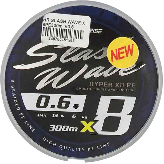 HEARTY RISE 哈帝來斯 SLASH WAVE X8 PE, 1個, 透明
