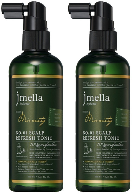 제이멜라 인 프랑스 미르 민티 스칼프 리프레시 토닉, 2개, 150ml