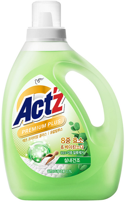 액츠 프리미엄 플러스 액상세제 유칼립투스, 2.7L, 1개