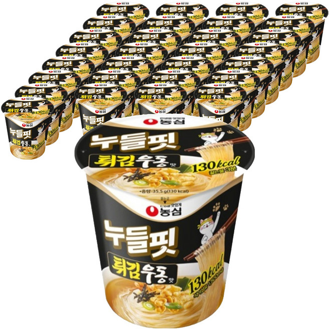 누들핏 튀김우동맛 35.5g, 40개