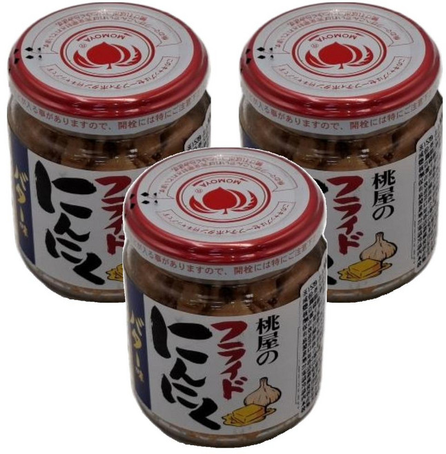 桃屋奶油味炸蒜片, 40g, 3罐