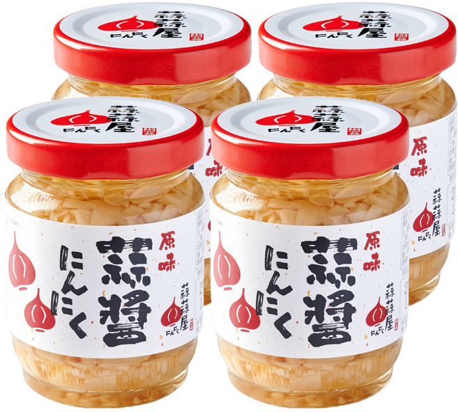 蒜蒜屋 原味蒜醬, 125g, 4罐