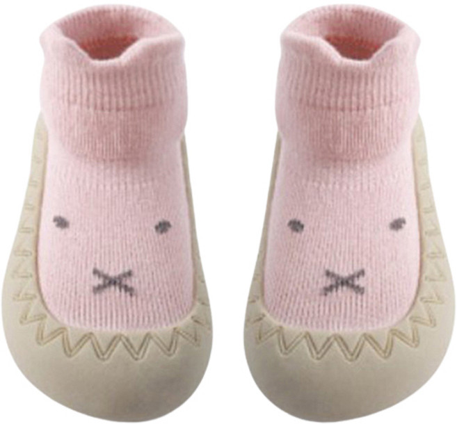 조이멀티 유아용 말랑 깜찍 표정 양말 보행기화 토끼