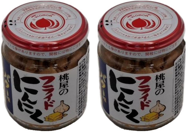 桃屋奶油味炸蒜片, 40g, 2罐