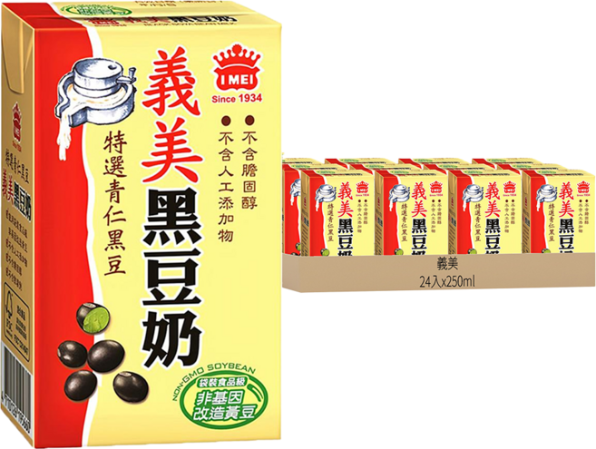 義美 黑豆奶, 250ml, 24入