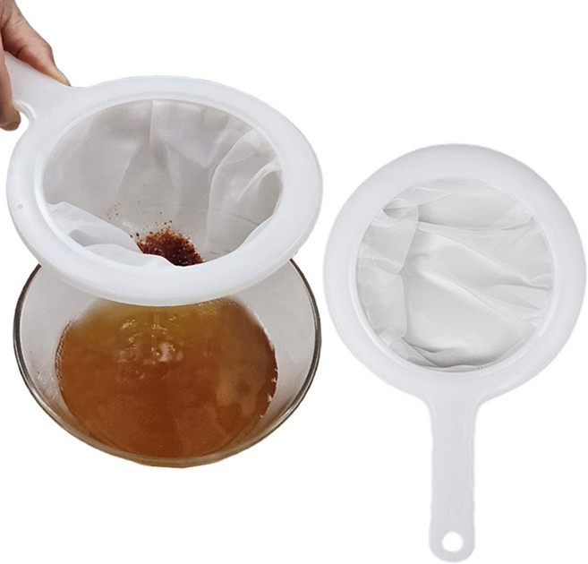 까사라이프 미세 거름망 두유 필터 200목, 화이트, 2개