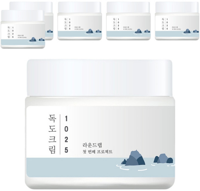 라운드랩 1025 독도 크림, 80ml, 6개
