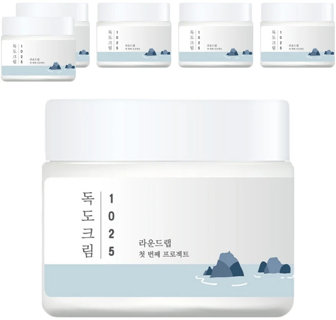 라운드랩 1025 독도 크림, 80ml, 6개 - 쿠팡