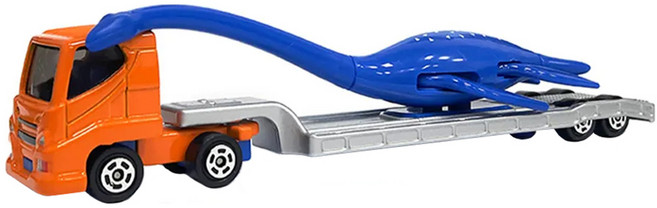 love color 樂彩森林 加長合金車 蛇頸龍運輸車 滑行 #104, 顏色隨機, 1個