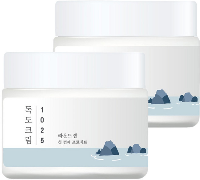 라운드랩 1025 독도 크림, 80ml, 2개