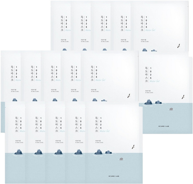 라운드랩 1025 독도 수분 워터겔 마스크 30ml, 1개입, 20개