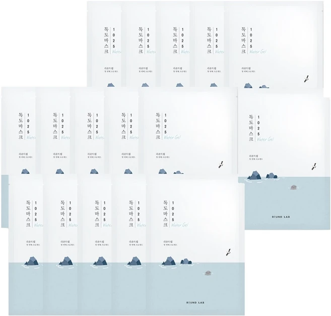 라운드랩 1025 독도 수분 워터겔 마스크 30ml, 1개입, 20개 - 쿠팡