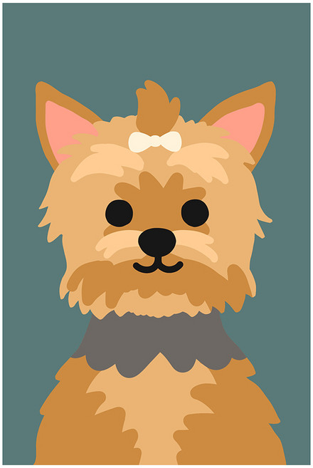 아트조이 DIY 명화그리기 10 x 15 cm, 요크셔테리어, 1개