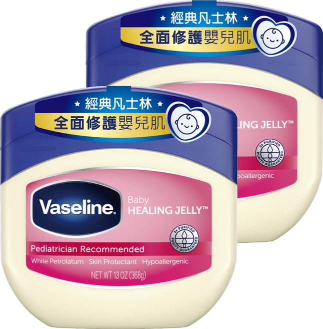 Vaseline 凡士林 經典嬰兒高純修護凝膠, 368g, 2罐