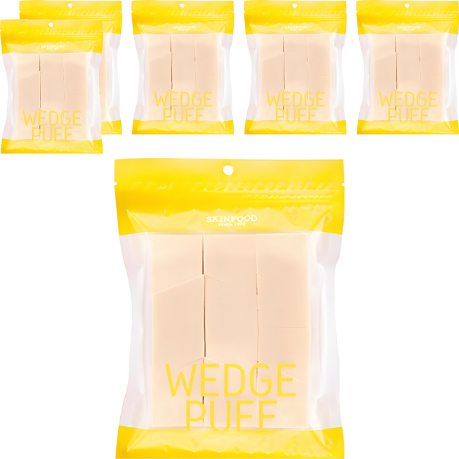 스킨푸드 웨지 퍼프 대용량, 6개
