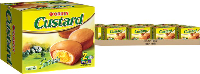 ORION 好麗友 蛋黃派, 46g, 48盒