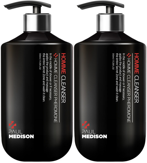 폴메디슨 남성 청결제 페로몬향, 510ml, 2개