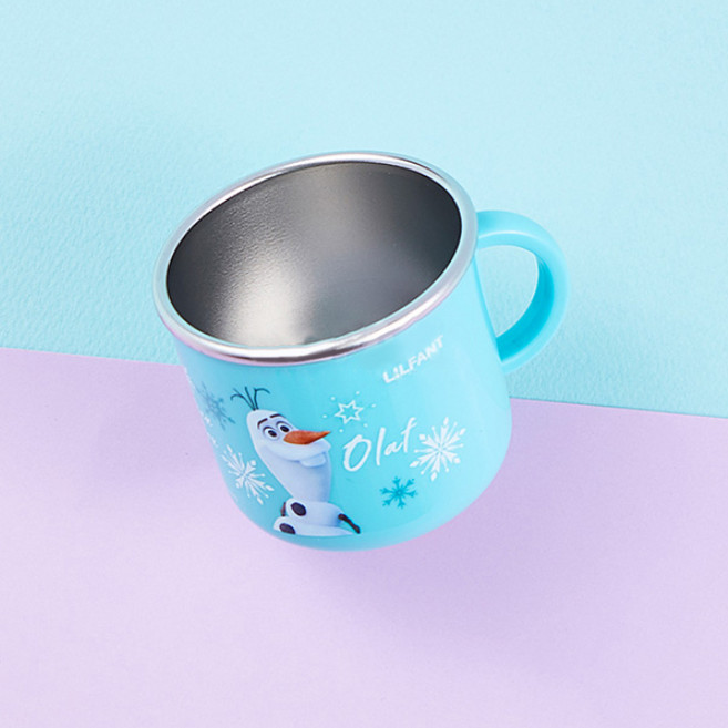 릴팡 겨울왕국2 안전핸들 논슬립 스텐컵, 1개, 혼합색상, 210ml