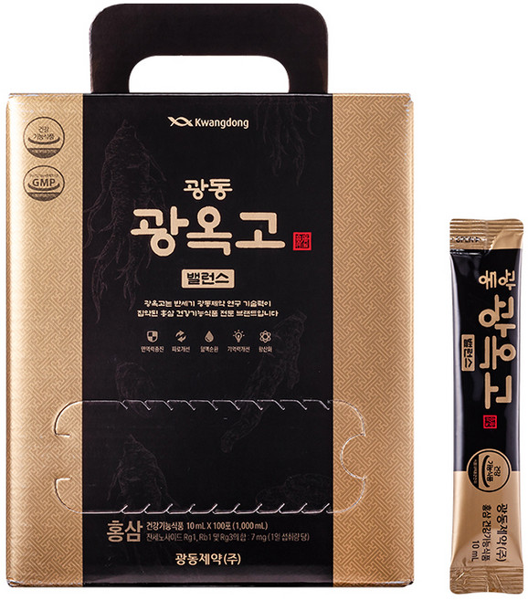 광동제약 광옥고 밸런스 홍삼, 1L, 1세트