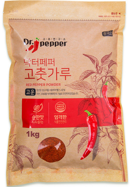고추연구소 닥터페퍼 고운 고춧가루, 1kg, 1개