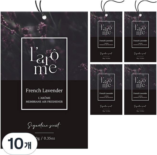 THE HERB SHOP La Home 經典紙香氛 正裝 法國薰衣草, 10個, 10g