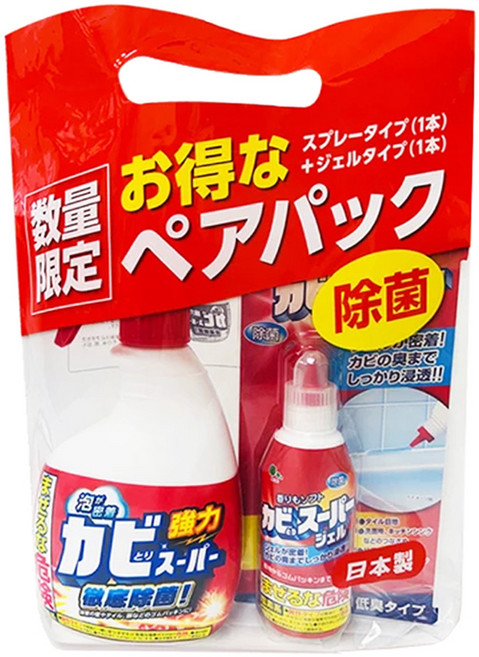 Mitsuei 浴廁除霉組 浴廁除霉噴霧400ml+除霉凝膠100g, 1組, 100g