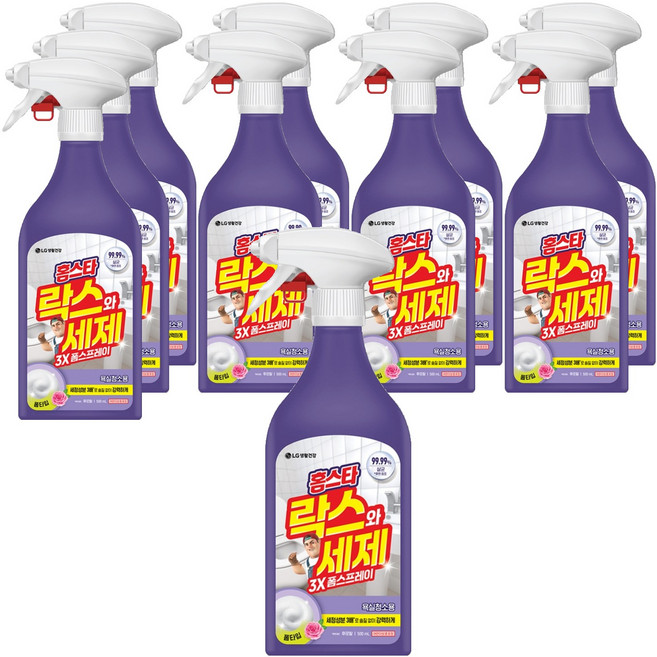 홈스타 락스와 세제 스프레이 후로랄, 500ml, 10개
