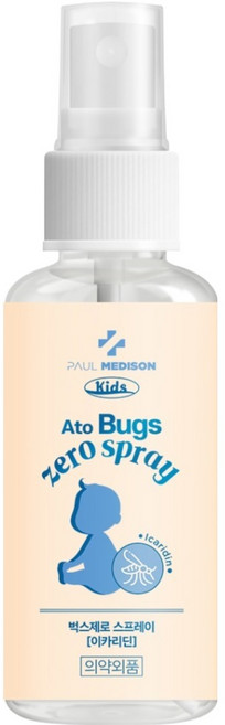 폴메디슨 키즈 아토 벅스제로 스프레이, 50ml, 1개