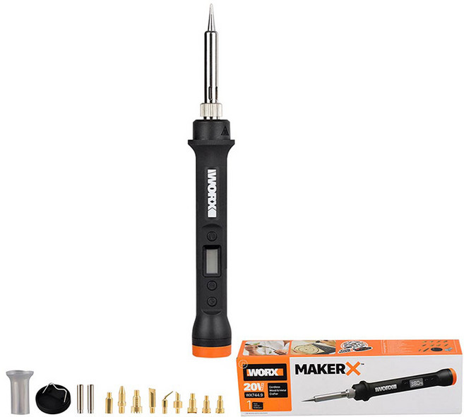 WORX 20V 충전 인두기 베어툴, 1개, WX744.9