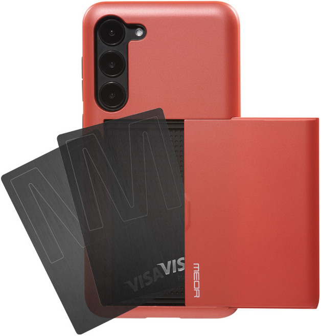 메오르 카드 2장 슬라이드 범퍼 휴대폰 케이스