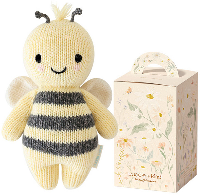 커들앤카인드 유아용 애착인형 +gift box 세트, 비, 1개