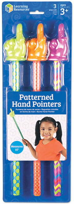 러닝리소스 패턴 손가락 포인터 3개세트 LER1958, 혼합 색상, 1개