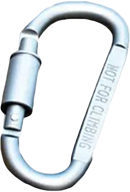 捷華 高強度登山扣, silver, 1個