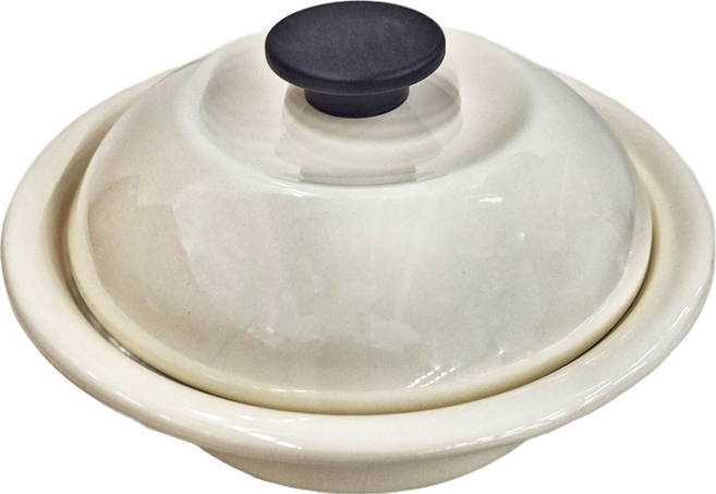 Noda Horo 野田琺瑯 日本製琺瑯圓柄湯鍋 815g 980ml, 21.5cm, 白色, 1個