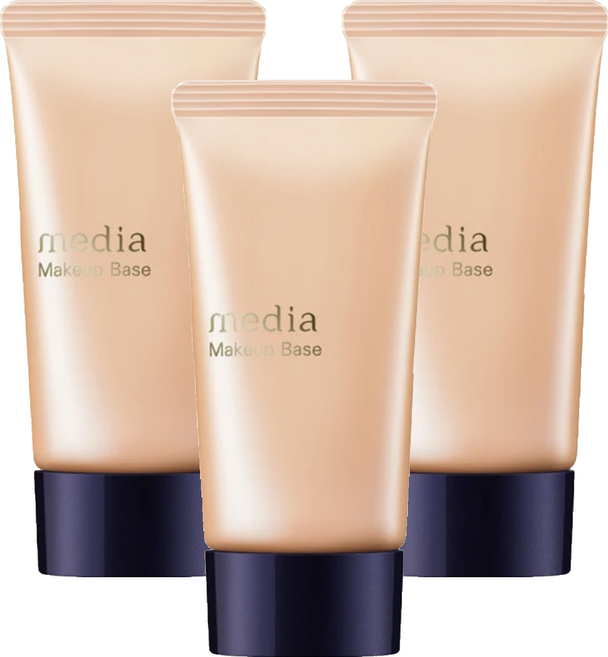 media 媚點 台灣公司貨 美肌修色粧前乳 30g, 橘色, 3件