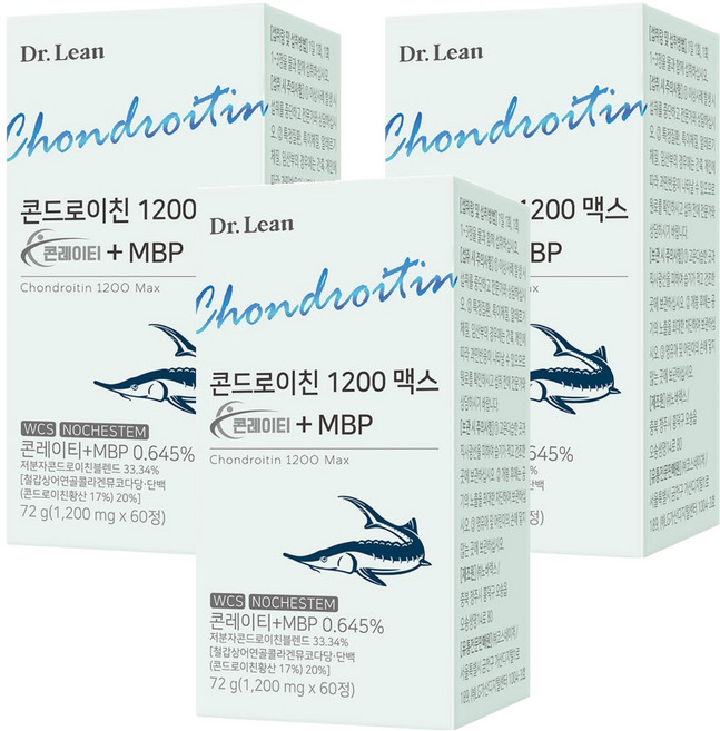 닥터린 콘드로이친 1200 맥스 영양제, 60정, 3개