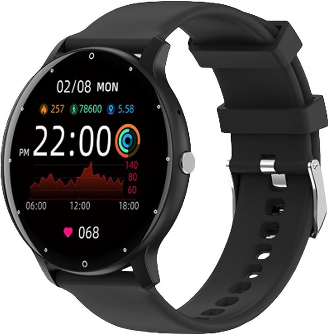 MIVSEN ZL02Cpro 智慧手錶 圓形 1.28" 黑色 Bluetooth