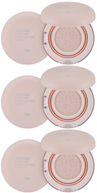 더페이스샵 수분 쿠션 블러쉬 8g, 04플래쉬, 3개