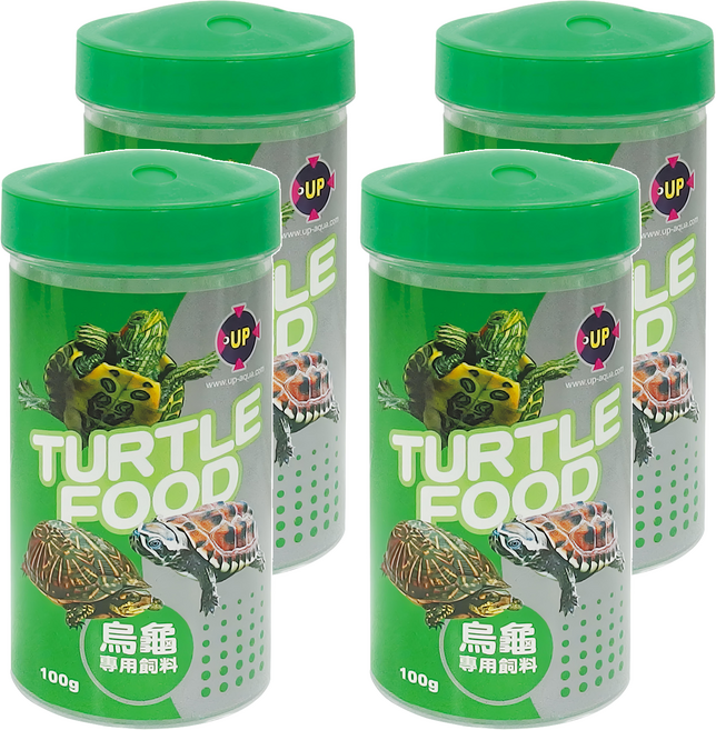 UP AQUA 雅柏 烏龜專用飼料 E-217, 100g, 4罐