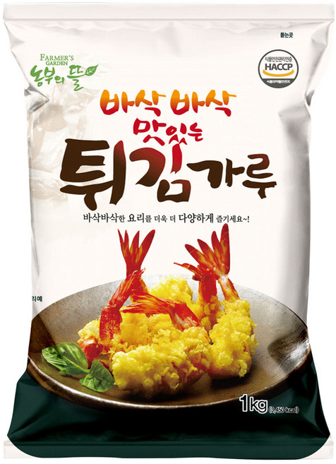 농부의뜰 튀김가루, 1kg, 1개