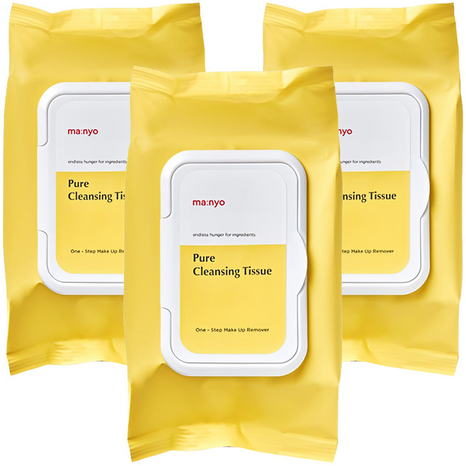 마녀공장 퓨어 클렌징 티슈, 80매입, 3개