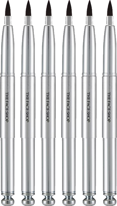 더페이스샵 원터치 립 브러쉬, 혼합색상, 6개