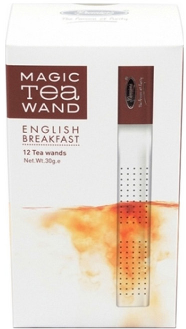 프리미어스티 실버 매직 티완드 잉글리쉬 브랙퍼스트 홍차, 2.5g, 12개입, 1개
