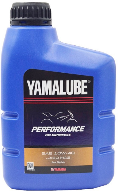 야마하 순정 야마루브 퍼포먼스 4T 10W40 엔진오일 합성유, 1개