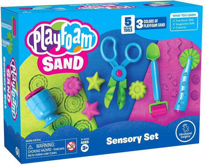 Educational Insights 小玩家壓模組 魔力沙黏土, 175g, 1組