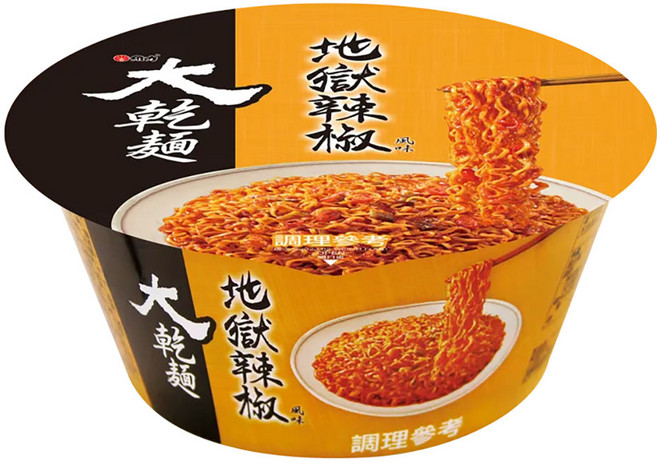 維力 大乾麵 地獄辣椒風味, 1入
